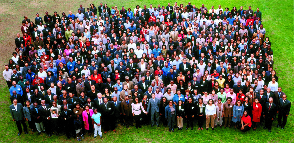 Large group photo of HBLSA Alumni
