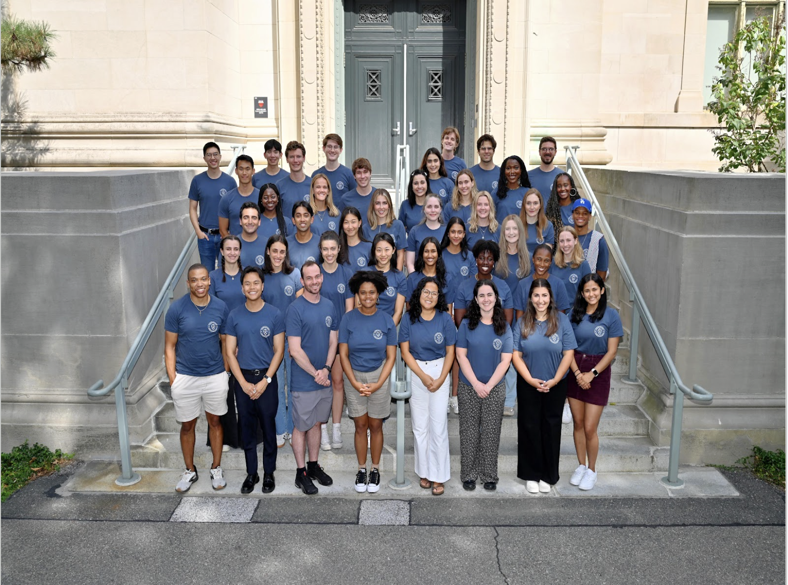 The 2025-2026 Board of Student Advisers on the steps of Harvard Law School