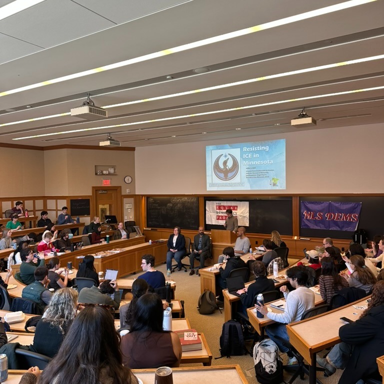 A great turnout and huge thank you to everyone who joined us last week to discuss the responses from state and local government and civil society organizations to ICE. Special thanks to our panelists, Liz Kramer, Solicitor General of MN, and Deepinder Singh Mayell, Director of the MN ACLU, and our moderator, Professor Niko Bowie.