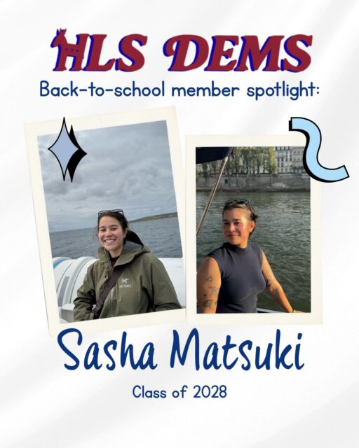 We’re continuing counting down the days until classes start up again. Today we’re featuring rising 2L, Sasha!