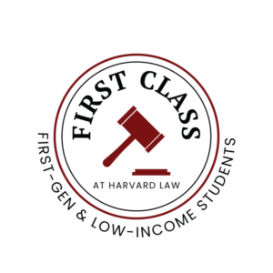 first class at harvard law logo