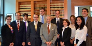 On July 8, members spending their summers in DC had the opportunity to have lunch with The Honorable Thomas Griffith of the U.S. Court of Appeals for the District of Columbia in his chambers.